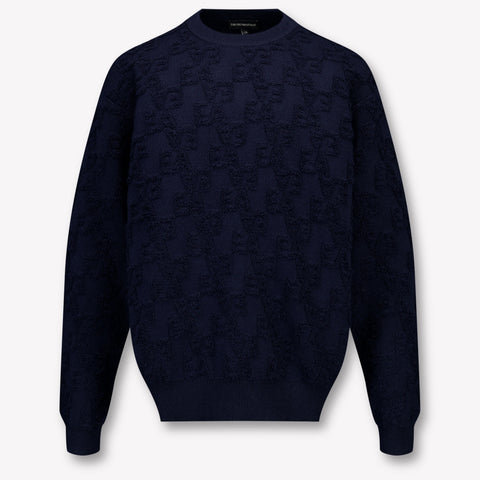 Armani Kinder Jongens Trui In Navy