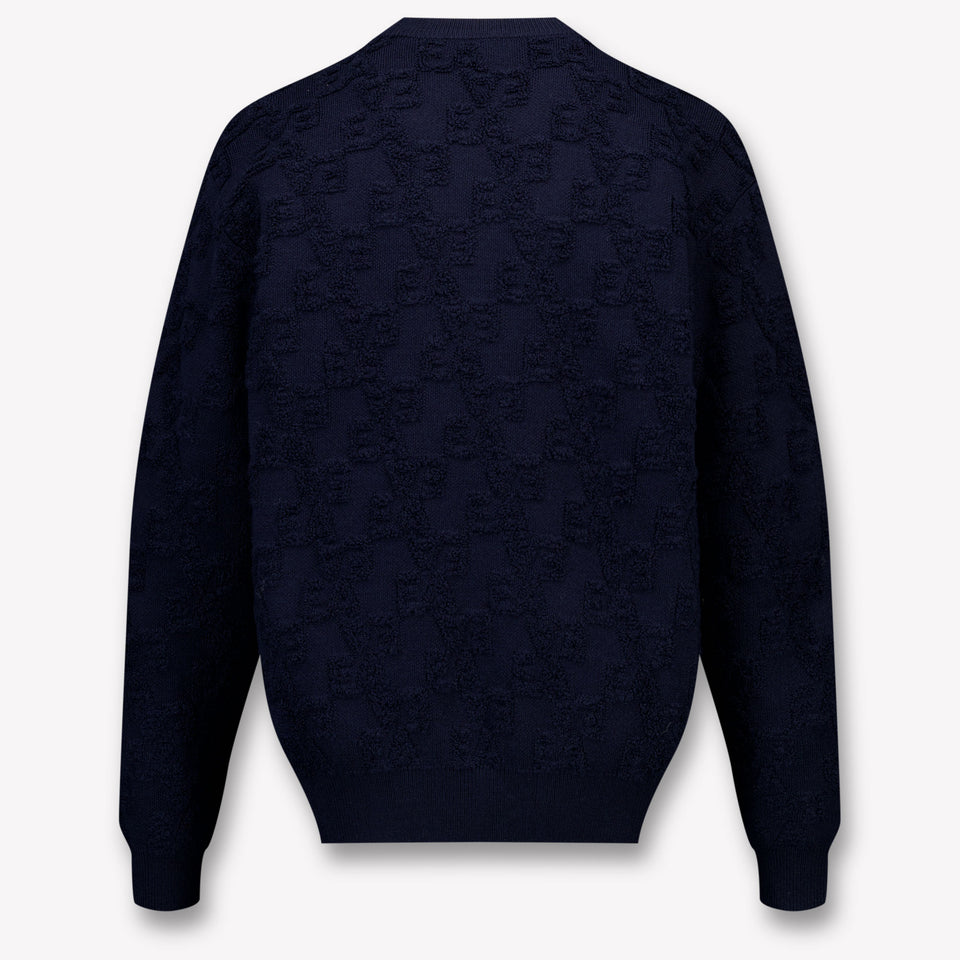 Armani Kids Boys Sweater  Navy
