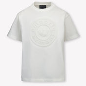 Armani Kids Boys T-Shirt  White