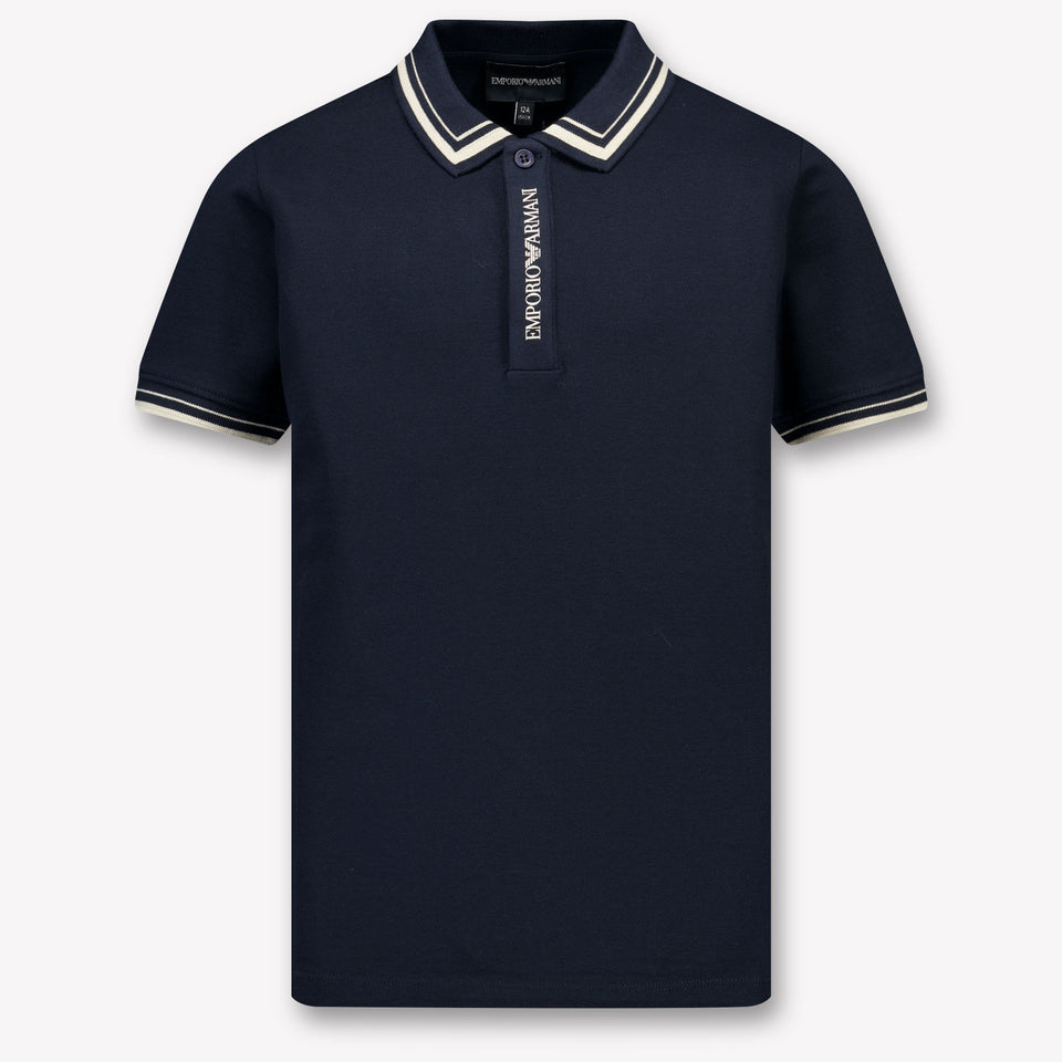 Armani Kids Boys Polo  Navy