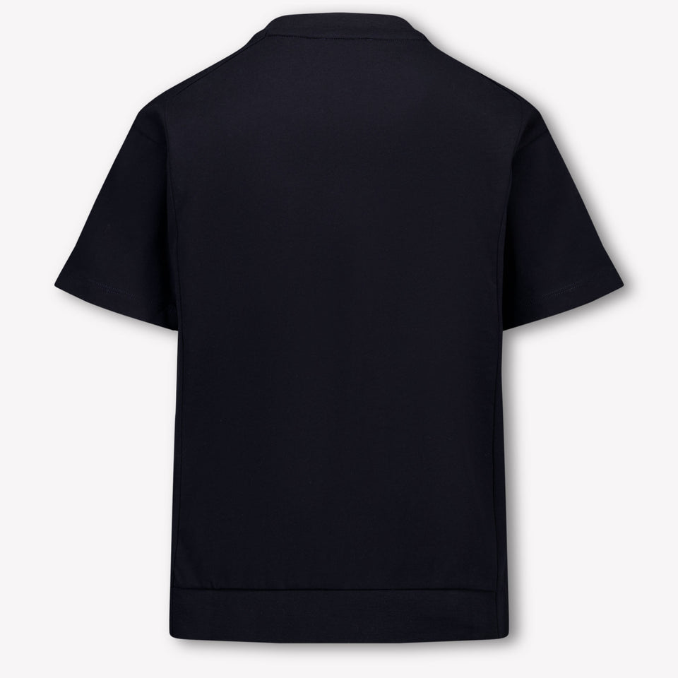 Armani Kids Boys T-Shirt  Navy