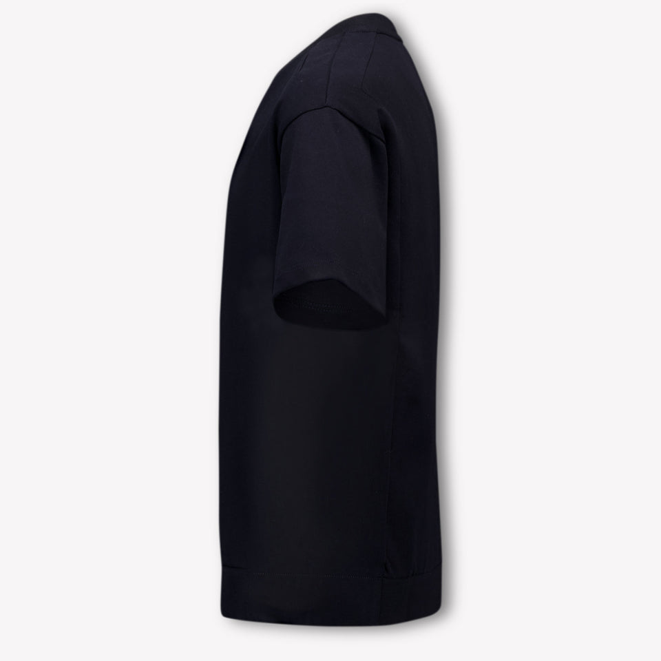 Armani Kids Boys T-Shirt  Navy