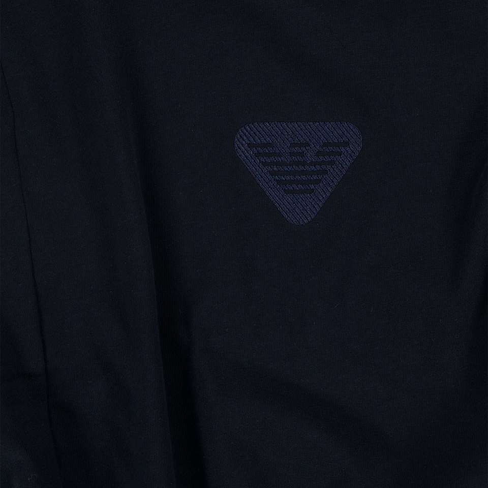 Armani Kids Boys T-Shirt  Navy
