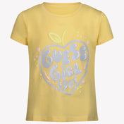 Guess Kids Girls in T-Shirt Yellow