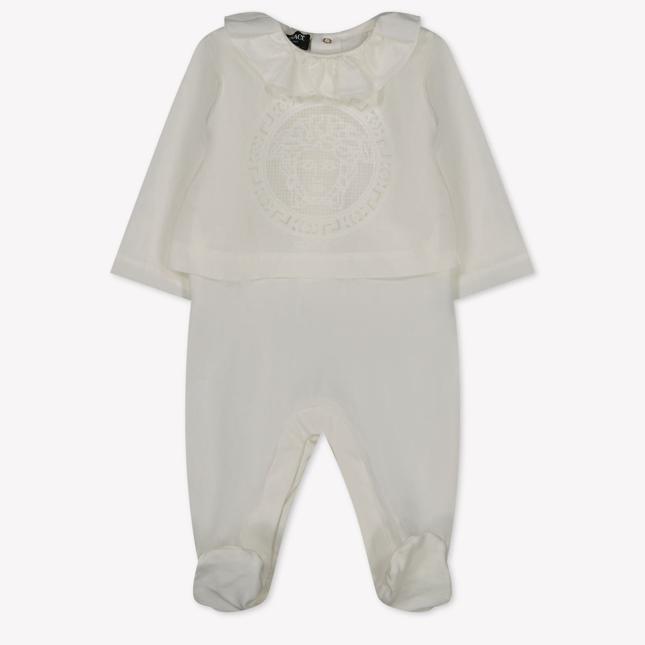 Versace Baby Girls Boxg Suit  White
