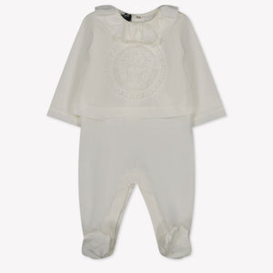 Versace Baby Girls Boxg Suit  White