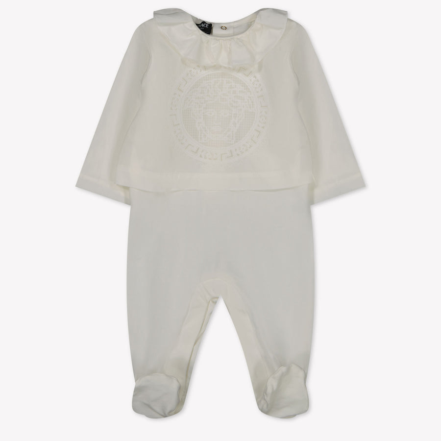 Versace Baby Girls Boxg Suit  White