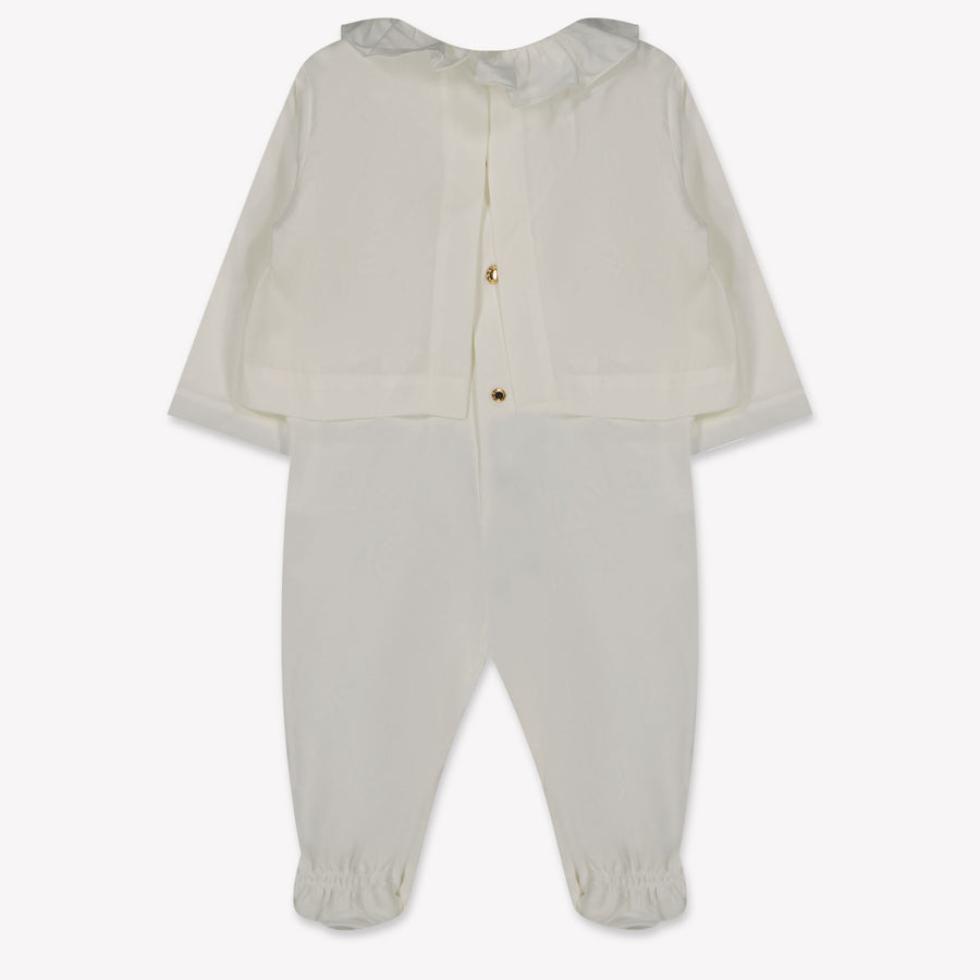 Versace Baby Girls Boxg Suit  White