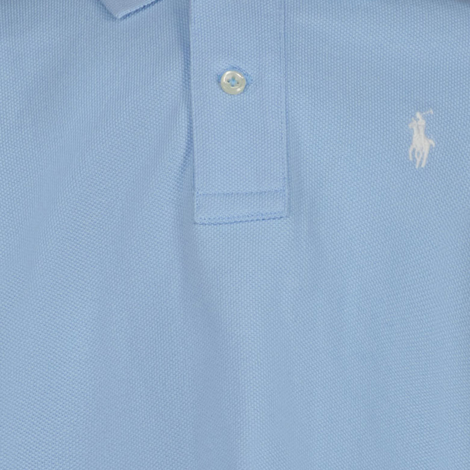 Ralph Lauren Kinder Jongens Polo In Licht Blauw