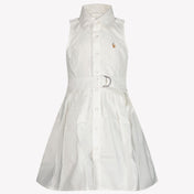 Ralph Lauren Kids Girls Dress White