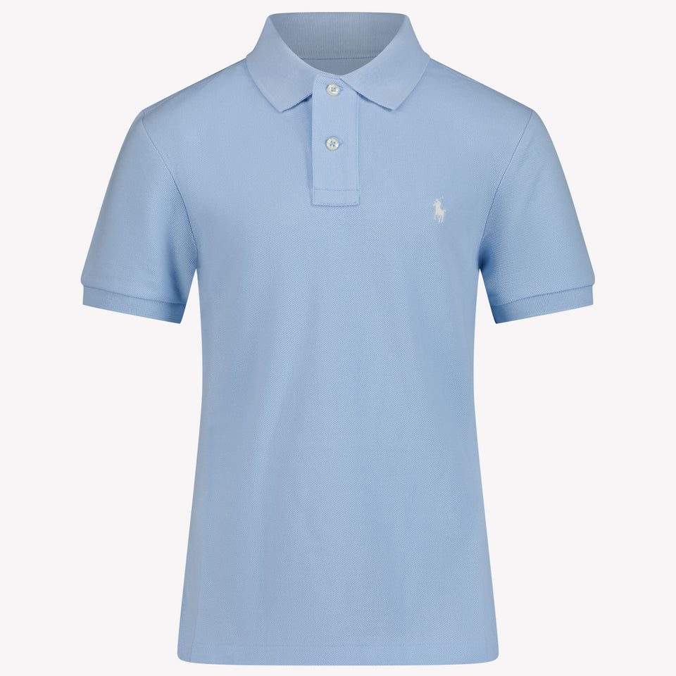 Ralph Lauren Kinder Jongens Polo In Licht Blauw