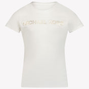 Michael Kors Kinder Meisjes T-Shirt In Wit