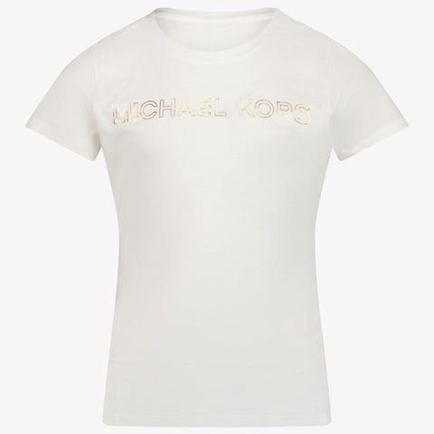 Michael Kors Kinder Meisjes T-Shirt In Wit