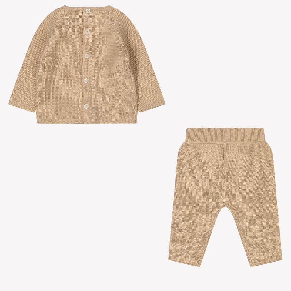 Tartine et chocolat Baby Boys Playsuit in Beige