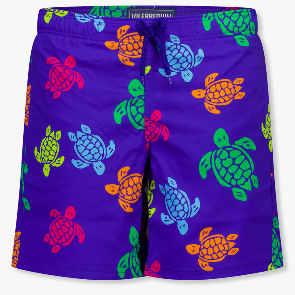 Vilebrequ Jirise Kids Boys Swimwear  Cobalt Blue