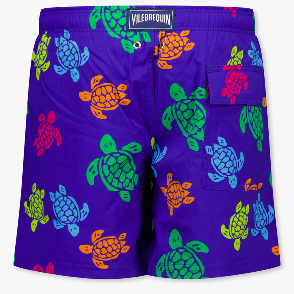 Vilebrequ Jirise Kids Boys Swimwear  Cobalt Blue