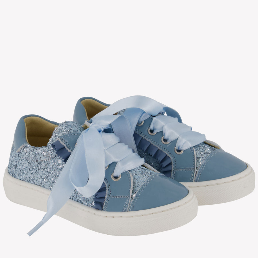 Andanes Girls Sneakers  Light Blue
