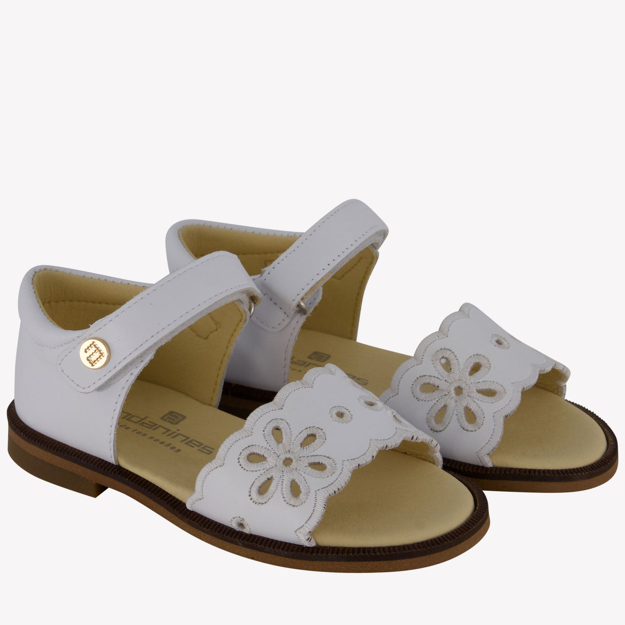Andanes Girls Sandals  White