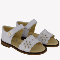 Andanes Girls Sandals  White