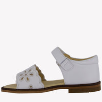 Andanes Girls Sandals  White