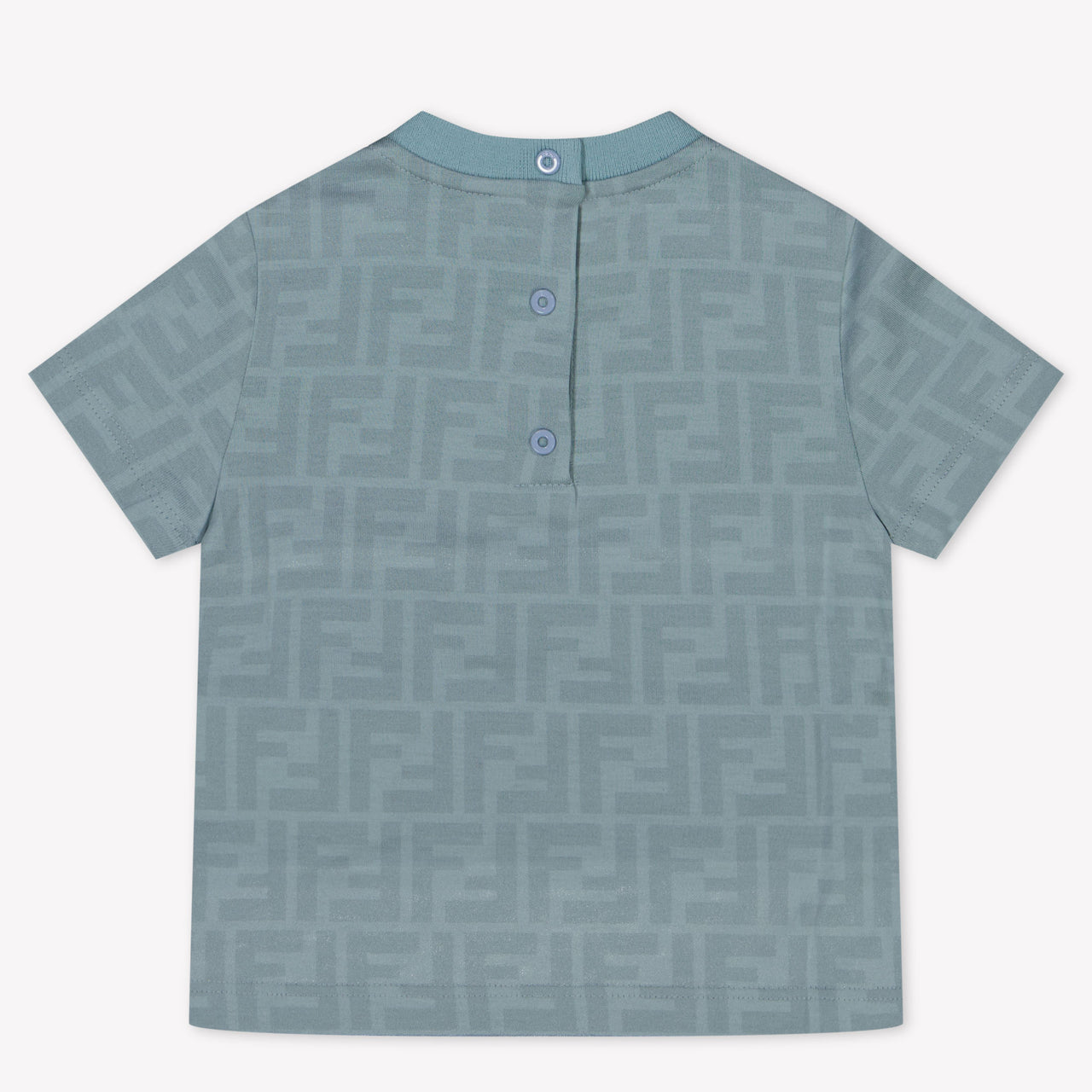 Fendi Baby Jongens T-Shirt In Licht Blauw