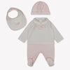 Fendi Baby Girls Playsuit  Light Pink