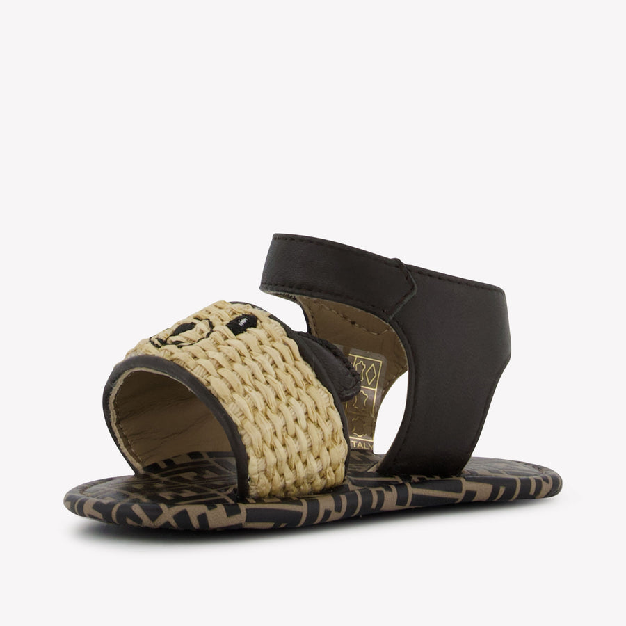 Fendi Baby Sandalen In Beige
