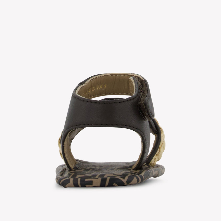 Fendi Baby Sandalen In Beige