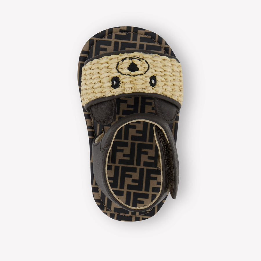 Fendi Baby Sandalen In Beige