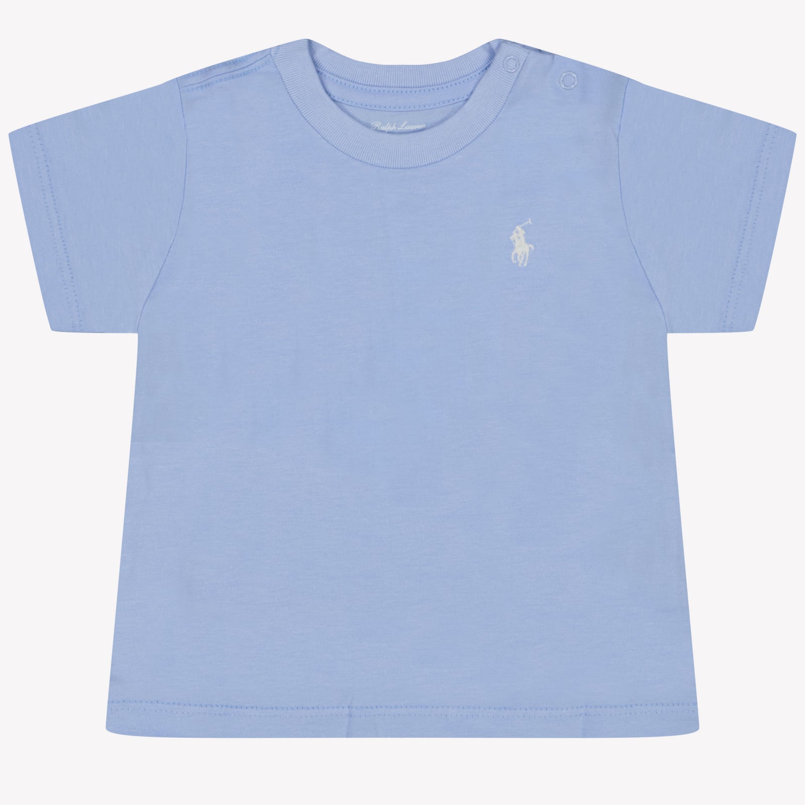 Ralph Lauren Baby Jongens T-Shirt In Licht Blauw