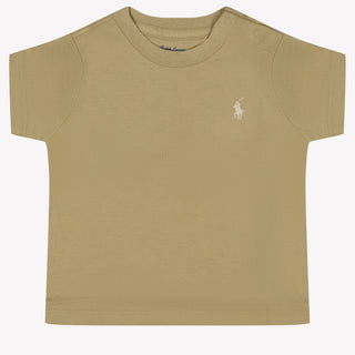 Ralph Lauren Baby Jongens T-Shirt In Khaki