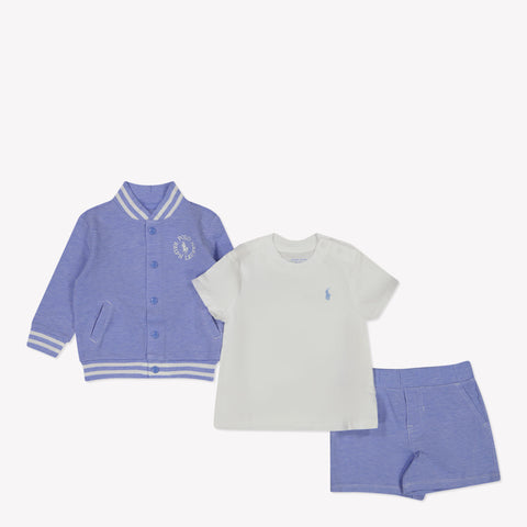 Ralph Lauren Baby Boys Set  Light Blue