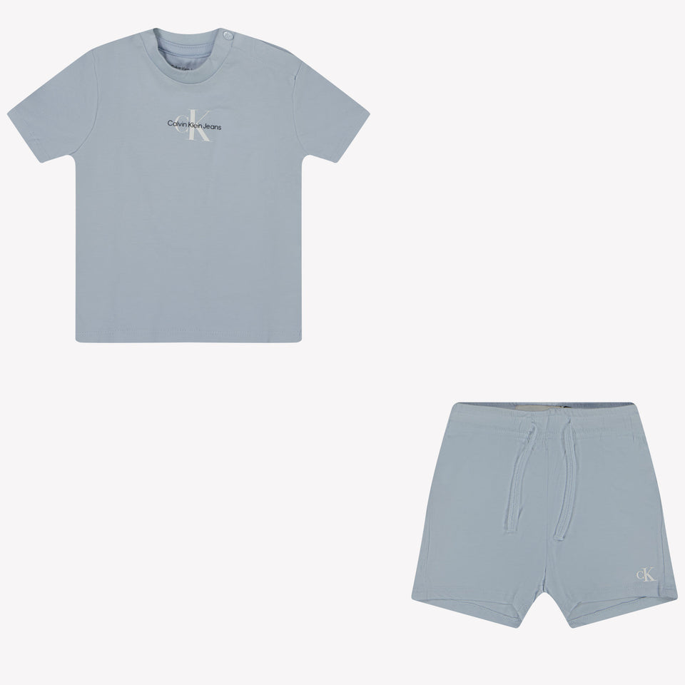 Calvin Klein Baby Unisex Setje In Licht Blauw