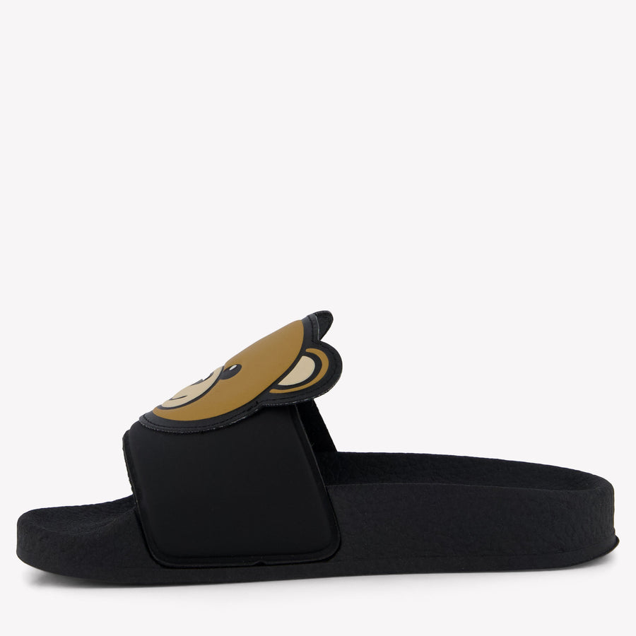 Moschino Unisex Flipflops  Black