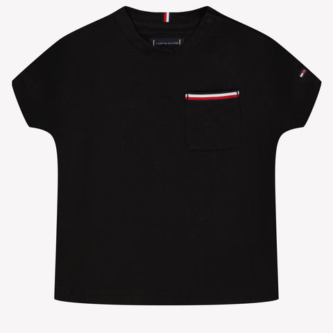 Tommy Hilfiger Baby Jongens T-Shirt In Zwart