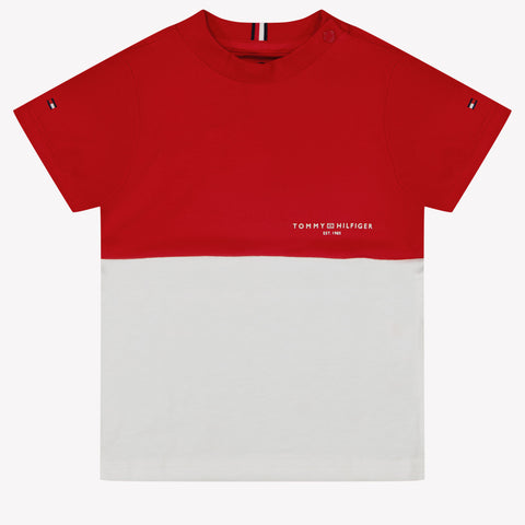 Tommy Hilfiger Baby Jongens T-Shirt In Rood