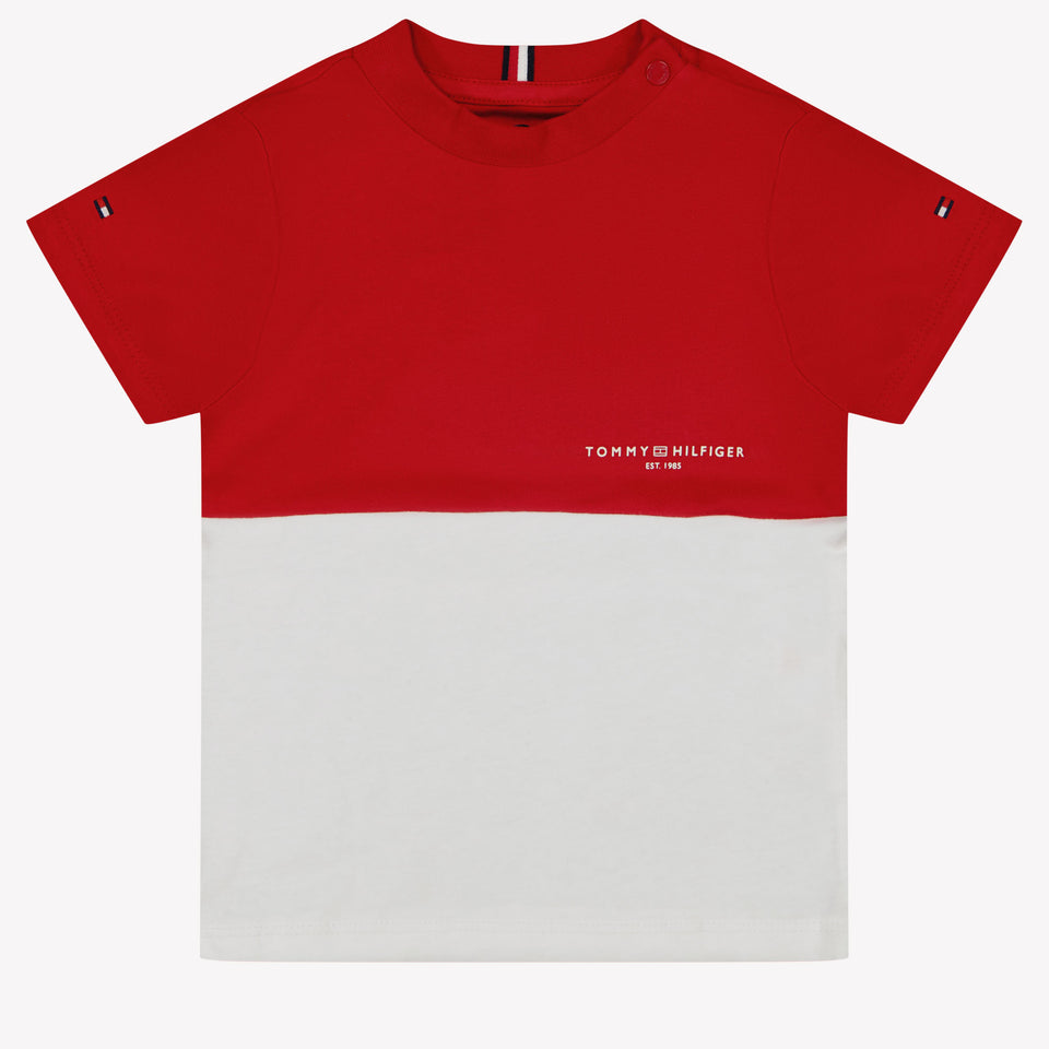 Tommy Hilfiger Baby Boys T-Shirt in Red