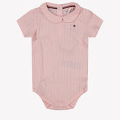 Tommy Hilfiger Baby Meisjes Rompertje In Roze