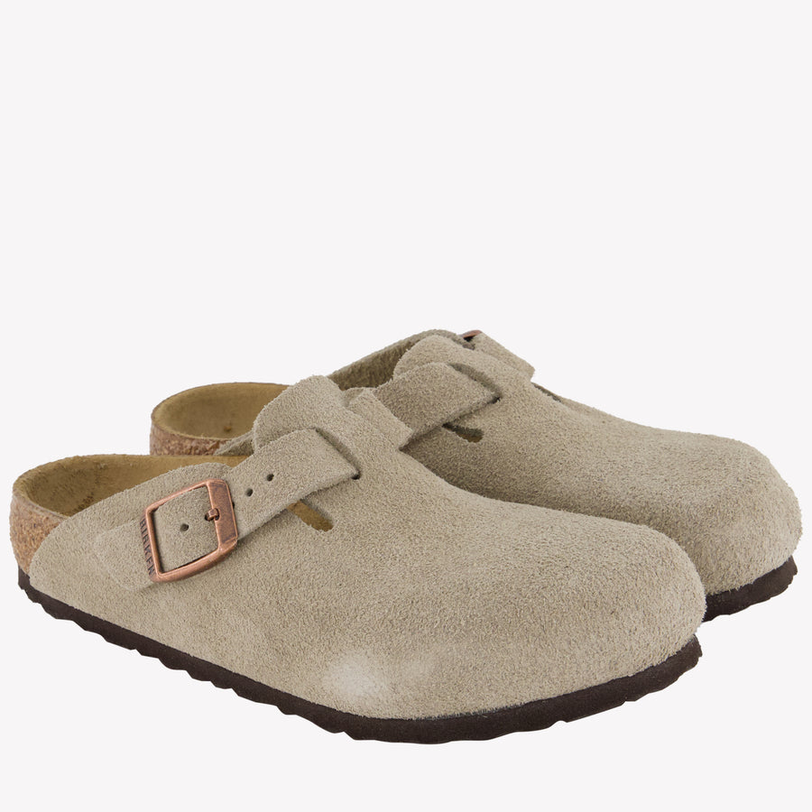 Birkenstock Boston Unisex Flipflops  Taupe