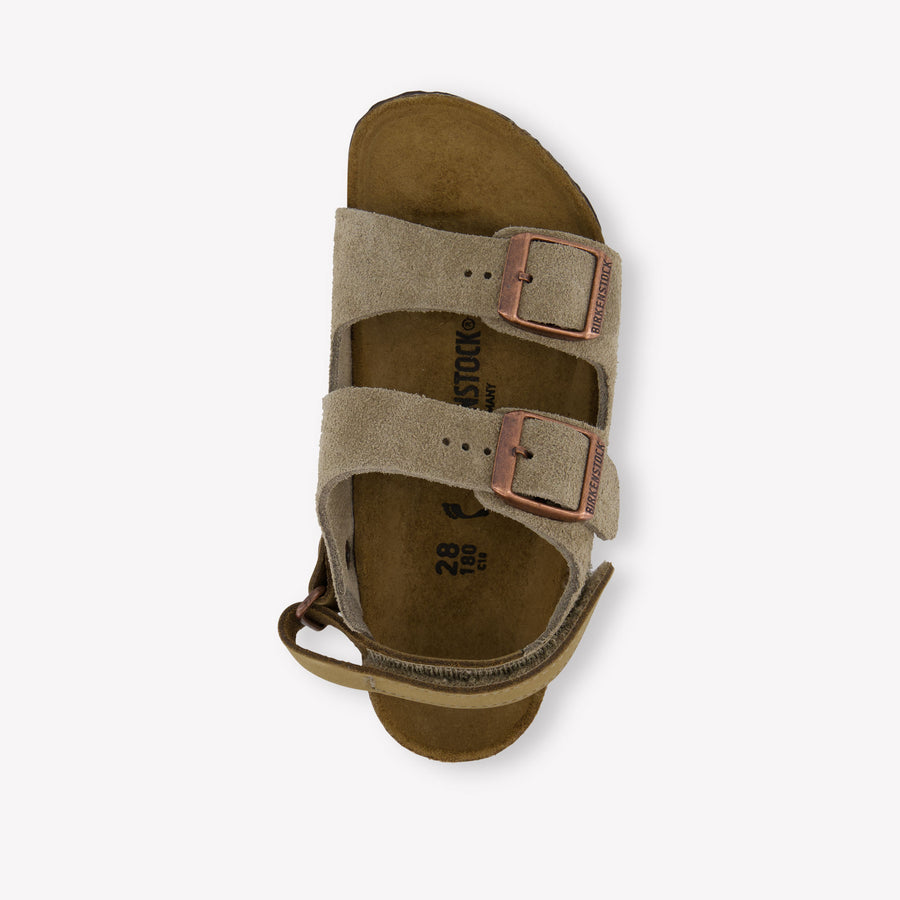 Birkenstock Unisex Sandalen In Taupe