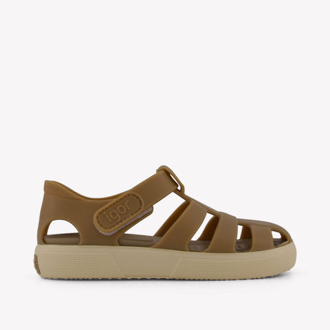 Igor Unisex Sandalen In Taupe