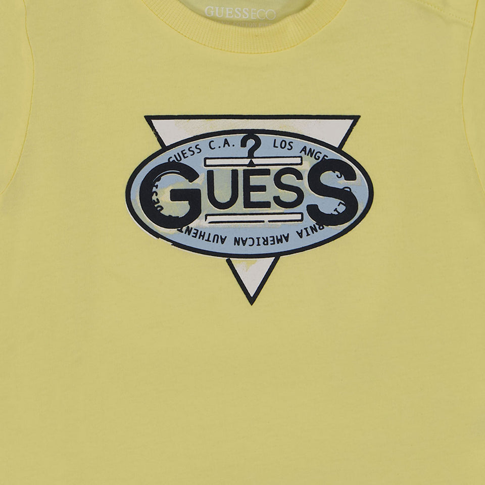 Guess Baby Boys T-Shirt in Yellow