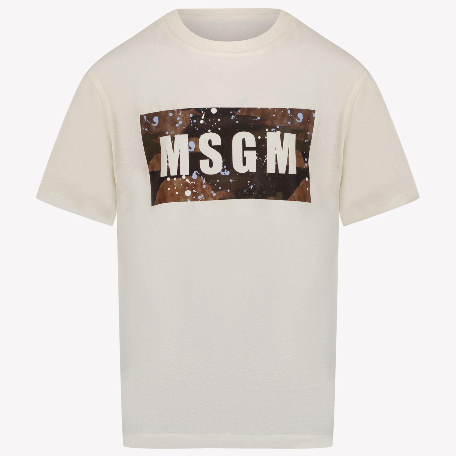 MSGM Kids Boys in T-Shirt OffWhite