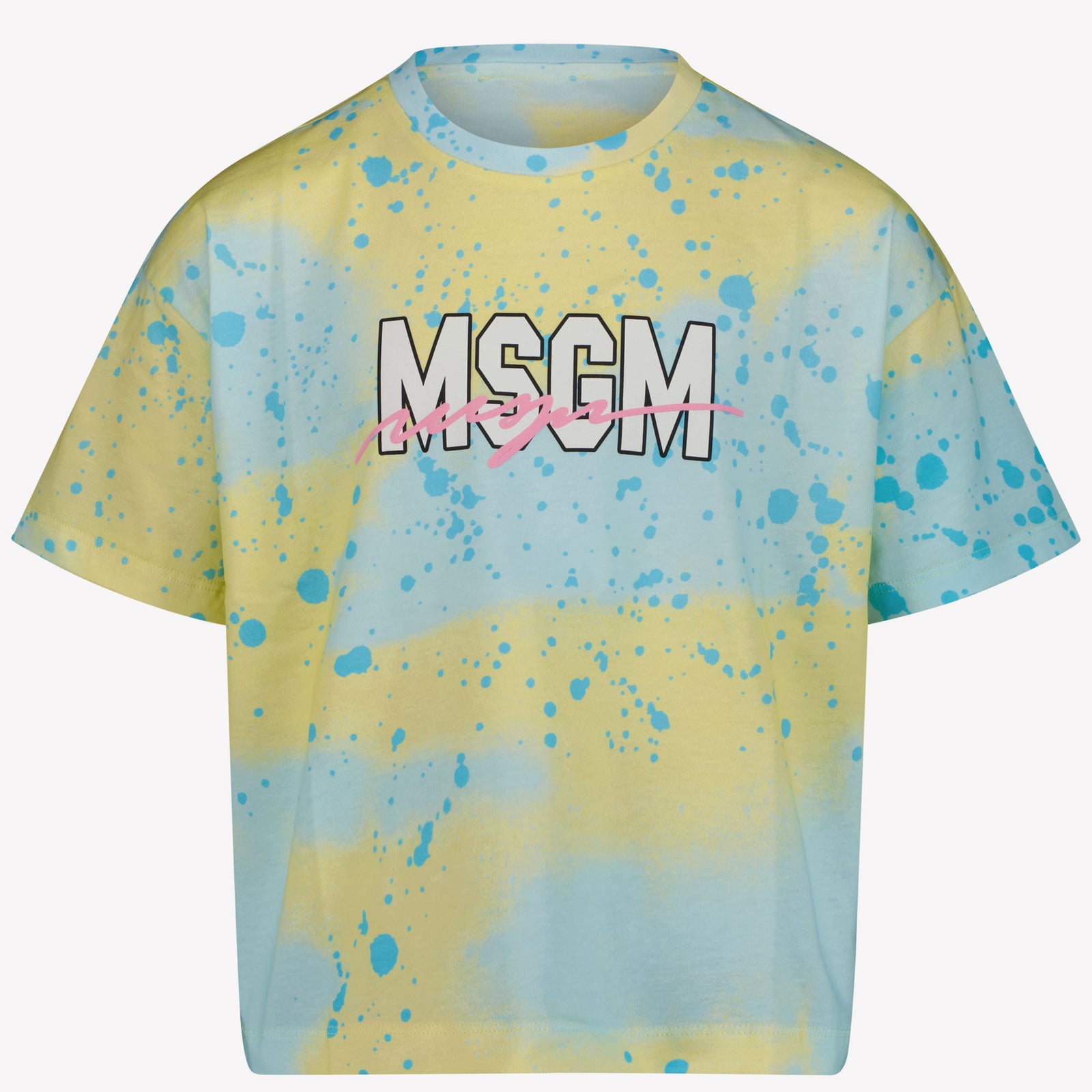 MSGM Kinder Meisjes T-Shirt In Turquoise