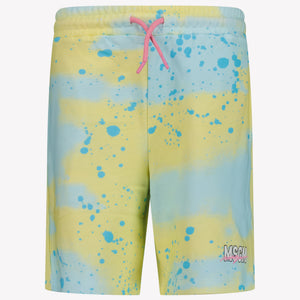 MSGM Kids Girls Shorts  Turquoise