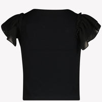 Mayoral Kids Girls  T-Shirt Black
