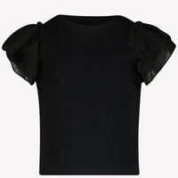 Mayoral Kids Girls  T-Shirt Black