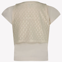 Mayoral Kids Girls  T-Shirt Offwhite