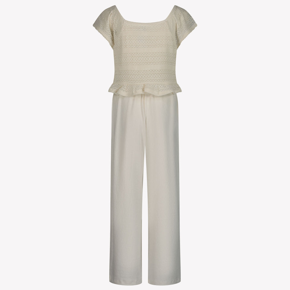 Mayoral Children's girls in jumpsuit OffWhite