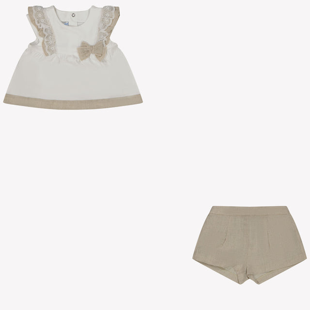 Mayoral Baby girls set in Beige